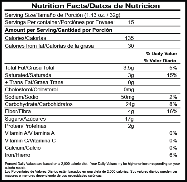 Hot Chocolate nutrition facts